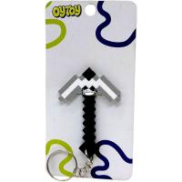 Брелок (3D друк) Minecraft Pickaxe Tool / Кайло Keychain, Залізний OYTOY 1030100