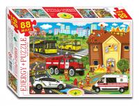 Пазли Транспорт 88 елементів Київська фабрика іграшок 83453