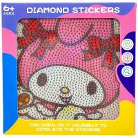 Алмазна мозаїка Аніме. Санріо - Май Мелоді / Sanrio - My Melody, клей, стилус, розмір 17,3×17,3 см, з рамкою, в коробці MIC 222-6