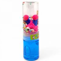 Слайм з кульками і фігуркою Пухнастик (блакитний) MIC MS-24-10-1304