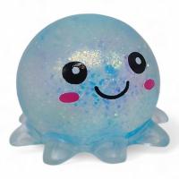 Жуйка-тягучка Восьминіг (4 см), блакитний MIC MS-24-492