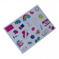 Татуювання-перебивки, тимчасові, Веселка (1 аркуш) Експрес Удачі Т1