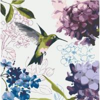 Картина по номерах Колібрі 40x40 см Riviera Blanca RB-0841
