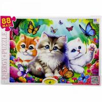 Пазли MAXI Котики (88 елем) Київська фабрика іграшок 88304