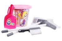 Набір для прибирання (рожевий) Технок 5835