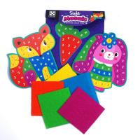 Набір для творчості з плюшевою мозаїкою Зайченя та Лисиця Vladi Toys VT4511-16