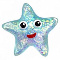 Антистрес, жуйка-тягучка Зірка 9 см (блакитний) MIC KA-23-1975