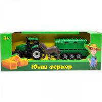 Машинка інерційна Трактор з причепом, 18 см (з коником) MIC 7940ABCD