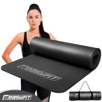 Килимок для йоги та фітнесу EasyFit Flex Pro з червоним кантом EasyFit EF-19192-BK
