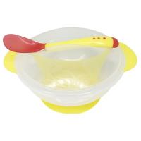 Набір для годування, прозорий, жовтий Chieea №0100