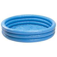 Басейн Кристал, вініл, розмір: 114х25 см, обʼєм: 160 л, від 2 до 8 років Intex 59416