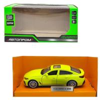 Машинка металева АВТОПРОМ. 1:43 BMW I4 M50 (САЛАТОВА) Автопром 4378