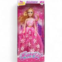 Лялька Happy Girl, у рожевій сукні (вид 1) MIC YE-3/4