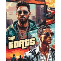 Картина по номерах Футболісти Роналду та Мессі 40х50 см Ідейка LW3412