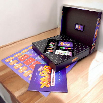 Настільна гра Хайп. Битва за популярність, укр qbee QB701-007