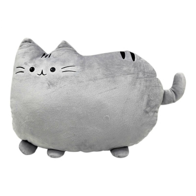 М’яка іграшка Кіт-Пушин, довжина 45см (СІРИЙ) cool toys П34152