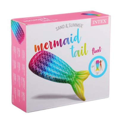 Надувний матрац Mermaid Tail Float, 178 х 71 см Intex 58788
