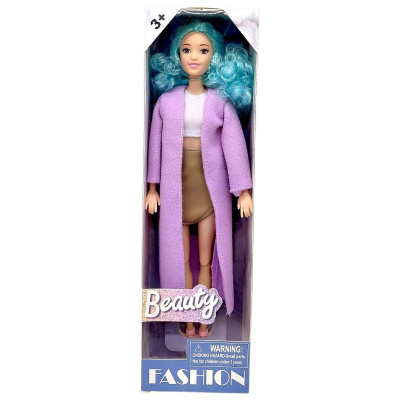 Лялька в пальто Fashion Beauty 29см (БУЗКОВА) MIC ST9986-16