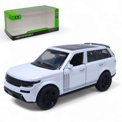 Машина металева Автопром Land Rover біла Автопром AP74131