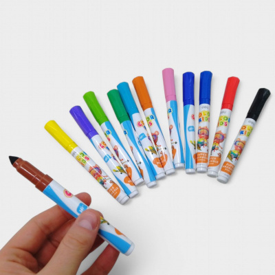 Фломастери Color Kids, 12 кольорів Deli EC155-12