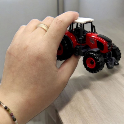 Машинка Трактор з причепом, 20,5 см (салатовий) SunQ toys SQ90333-2A