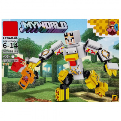 Дитячий конструктор "Minecraft" LB1188-F 103 деталі