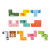 Деревянная логическая игра Animal Tetris C9405 с заданиями, 11 фигурок животных