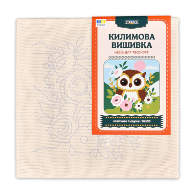 Набір для килимової вишивки "Квіткова Совуня" CCX2525-4 розмір 25х25 см