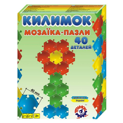 Мозаїка-пазл Килимок (40 елементів) Технок 2940