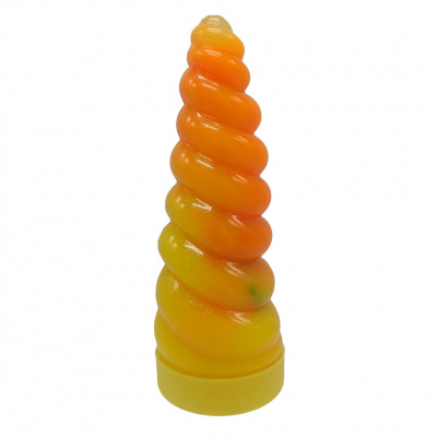 В'язка маса "Unicorn Slime" UNS-02-01U, густий лизун Orange-Yellow