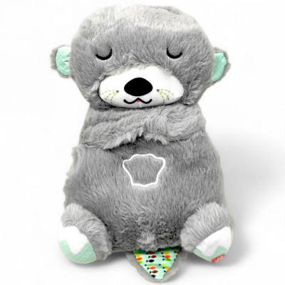 Нічник Дихаюча видра (23 см) сіра, в коробці MIC Otter