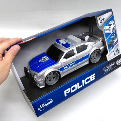 Машина на батарейках Поліція (світло,звук, у короб.32*11,5*18,5 см) MIC WY620B