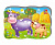 Магнітні пазли Корова і теля, 12 деталей (укр) Vladi Toys VT3205-74