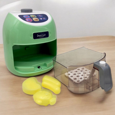 Аерогриль дитячий, інтерактивний Air Fryer, з продуктами (мʼятний) Ledi LD-6613A/B