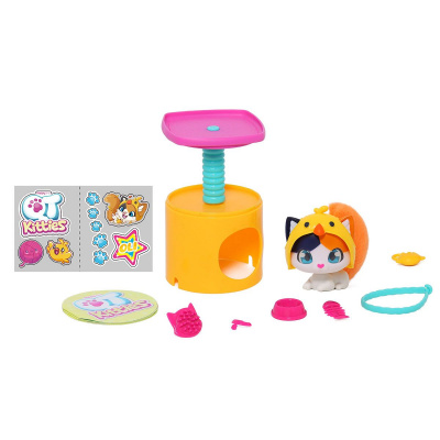 Ігровий набір QT Kitties. Кошеня Оллі (фігурка, будиночок, аксесуари) QT Kitties 450001-1