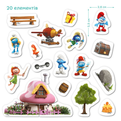 Магнітна гра Дім Мрії. The Smurfs Котедж Смурфетти Dodo 200618