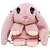 Мʼяка іграшка-рюкзак Кролик (рожевий) Копиця 00205-10