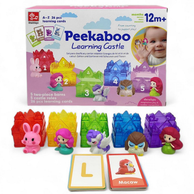 Логічна гра Pekaboo. Будиночки з казковими героями, вид 2 SunQ toys SQ22003-3