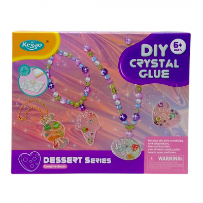 Ігровий набір Створи прикраси: Десерт DIY Crystal Glue Kegao 708B-12