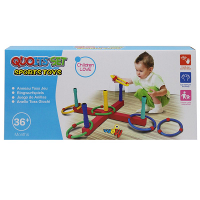 Іграшка Кільцекид, мʼякий, 6 кілець MIC 001