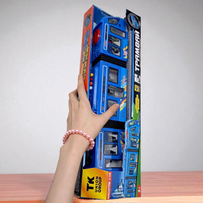 Трамвай автоексперт (Червоний) (підсвічування, звуки, інерція, рухомі частини) TK Group 60147