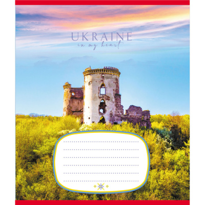 Зошит загальний "Україна" 096-959045L-5 в лінію, 96 аркушів