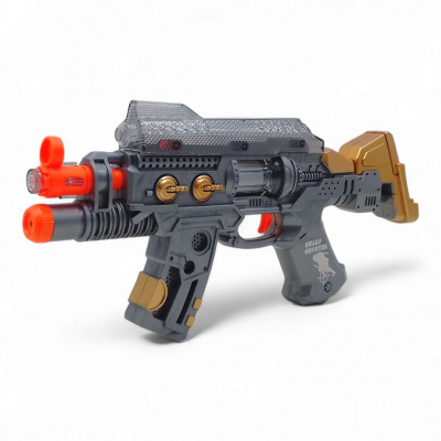 Автомат музичний Sharp shooter, звук, світло (бронзовий) MIC DF-31218A