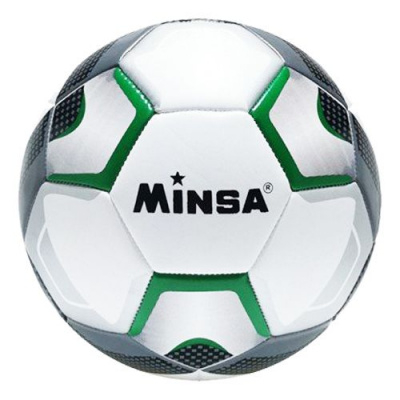 Мʼяч футбольний Minsa, розмір 5 (зелений) MIC BT-FB-0351