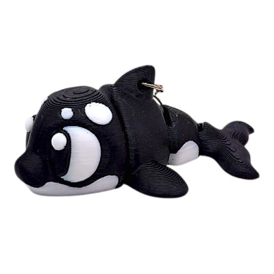 3D Брелоки CUTE ORCA / КОСАТКА, Keychain, 3D друк OYTOY 03001100