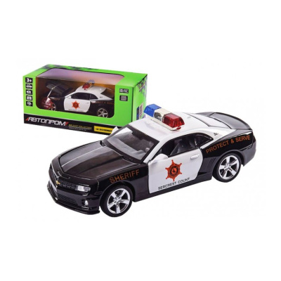Машинка металева Chevrolet Camaro 2013 SS-Police із серії Автопром Автопром 68396