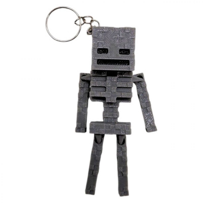 3D Брелоки MINECRAFT / МАЙНКРАФТ SKELETON / СКЕЛЕТ KEYCHAIN, 3D друк OYTOY 01003100
