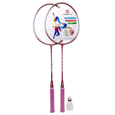 Бадмінтон 65 см, в сумці  з воланом (РОЖЕВИЙ) MIC BD2614