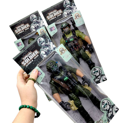 Ігрова фігурка Солдат. JUNGLE WAR, 31 см, ЗЕЛЕНИЙ (ВИД 4) RS 89101F3