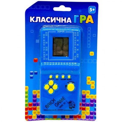 Електронна гра Тетріс 6,5*2*14,5 см (СИНІЙ) MIC 725-60